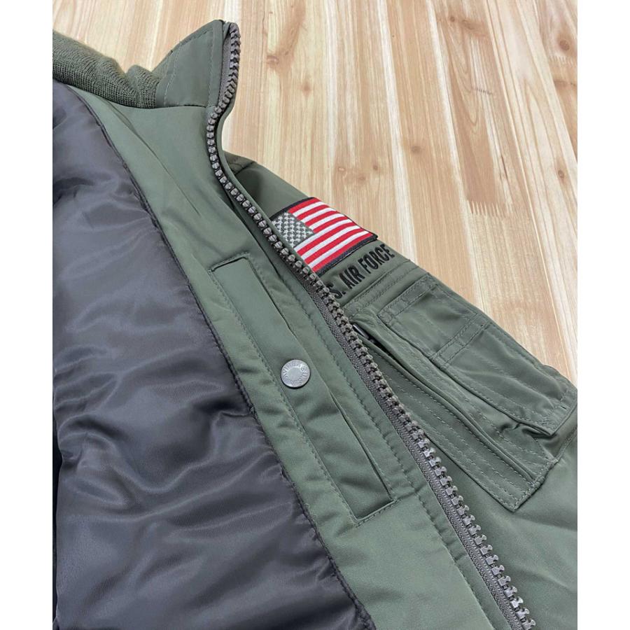 AVIREX アヴィレックス NEWYORK A.N.G JACKET 106RW ニューヨーク エアーナショナルガード CWU ミリタリー ジャケット 中綿 アウター ブルゾン アビレックス｜topism｜20