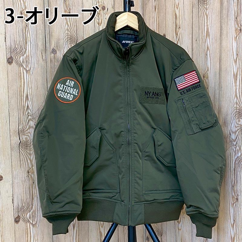 AVIREX アヴィレックス NEWYORK A.N.G JACKET 106RW ニューヨーク エアーナショナルガード CWU ミリタリー  ジャケット 中綿 アウター ブルゾン アビレックス