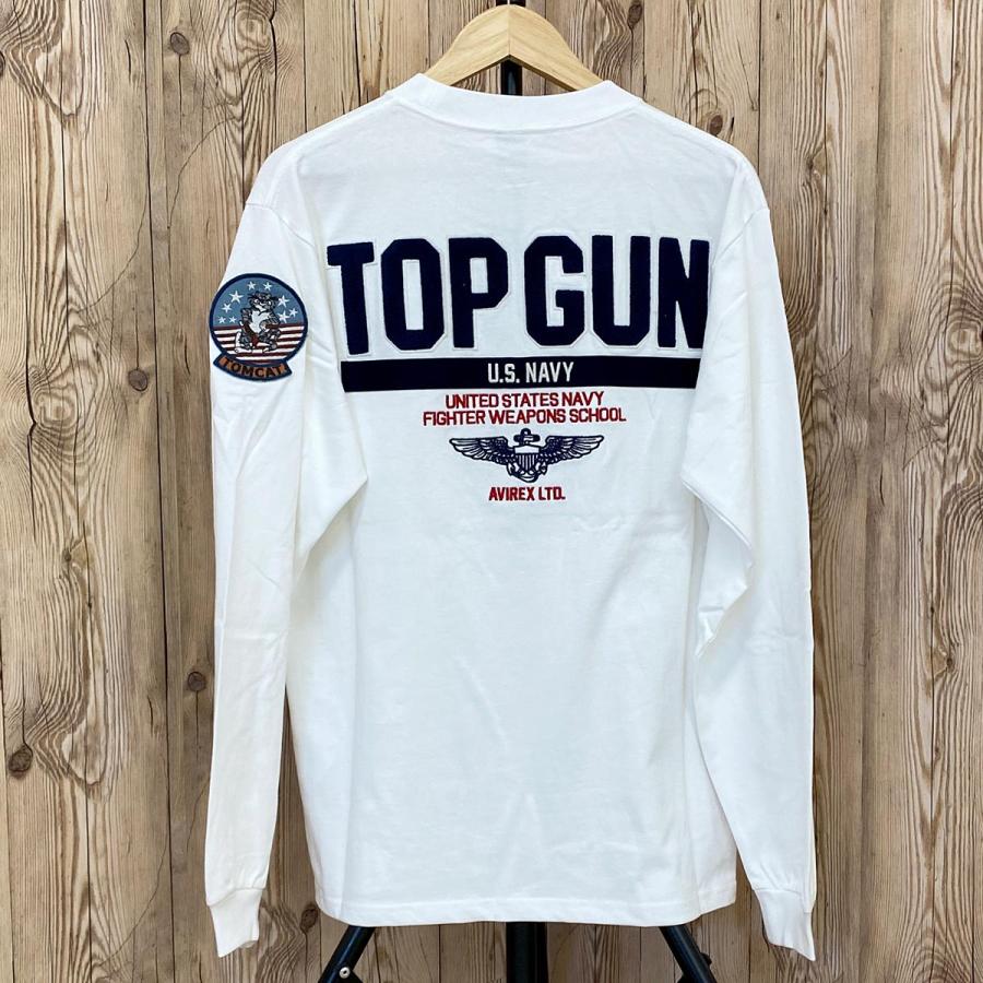 AVIREX アヴィレックス TOP GUN トップガン 長袖Tシャツ ロングT AVIREX アヴィレックス TOP GUN トップガン 長袖Tシャツ ロングT