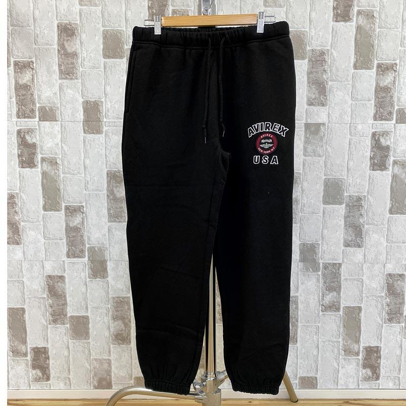 AVIREX アヴィレックス VARSITY LOGO SWEAT PANTS バーシティ AVIREX アヴィレックス VARSITY LOGO SWEAT PANTS バーシティ