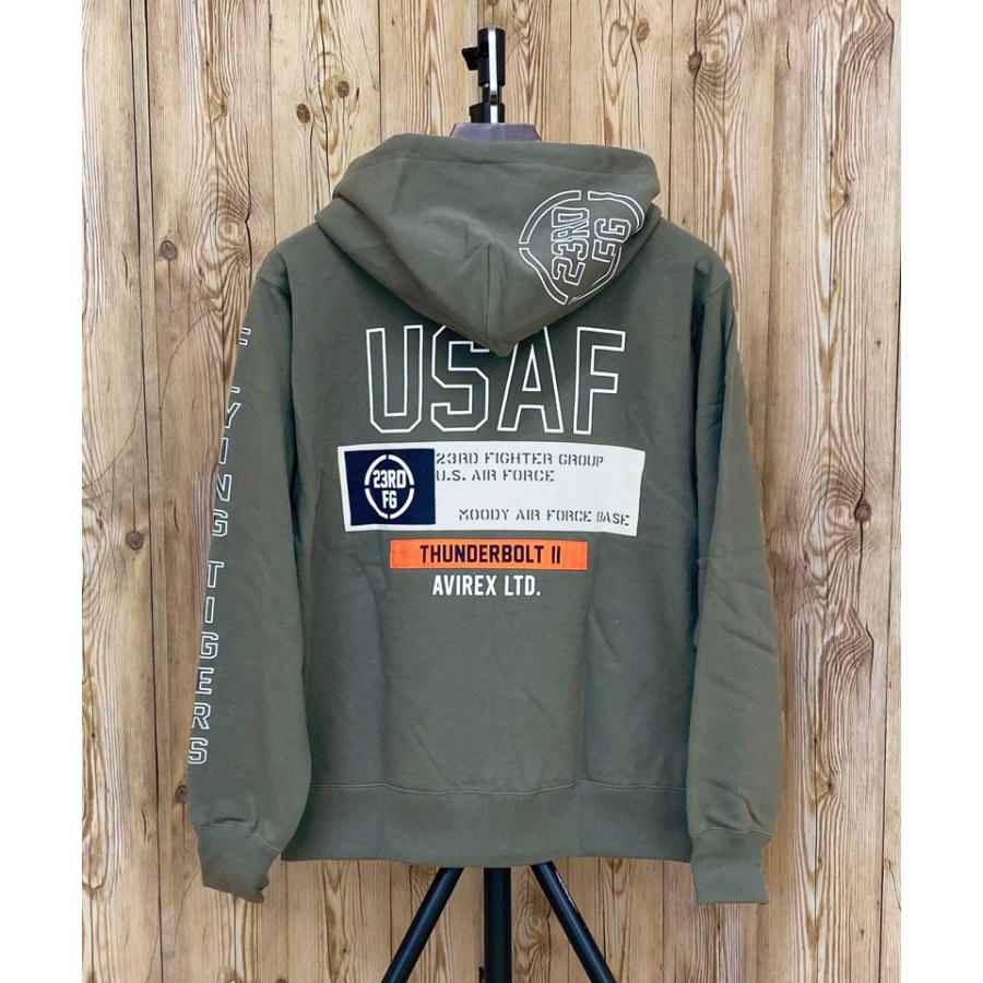 AVIREX アヴィレックス SHEETING PATCHED ZIP PARKA FLYING