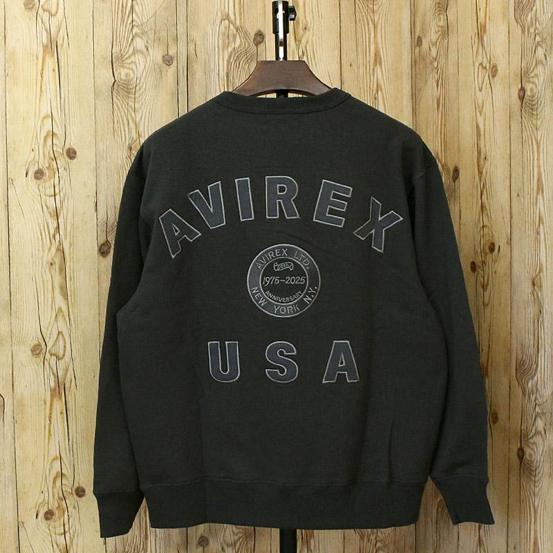 AVIREX（アヴィレックス） 50th VARSITY CREWNECK SWEAT 783-5253004