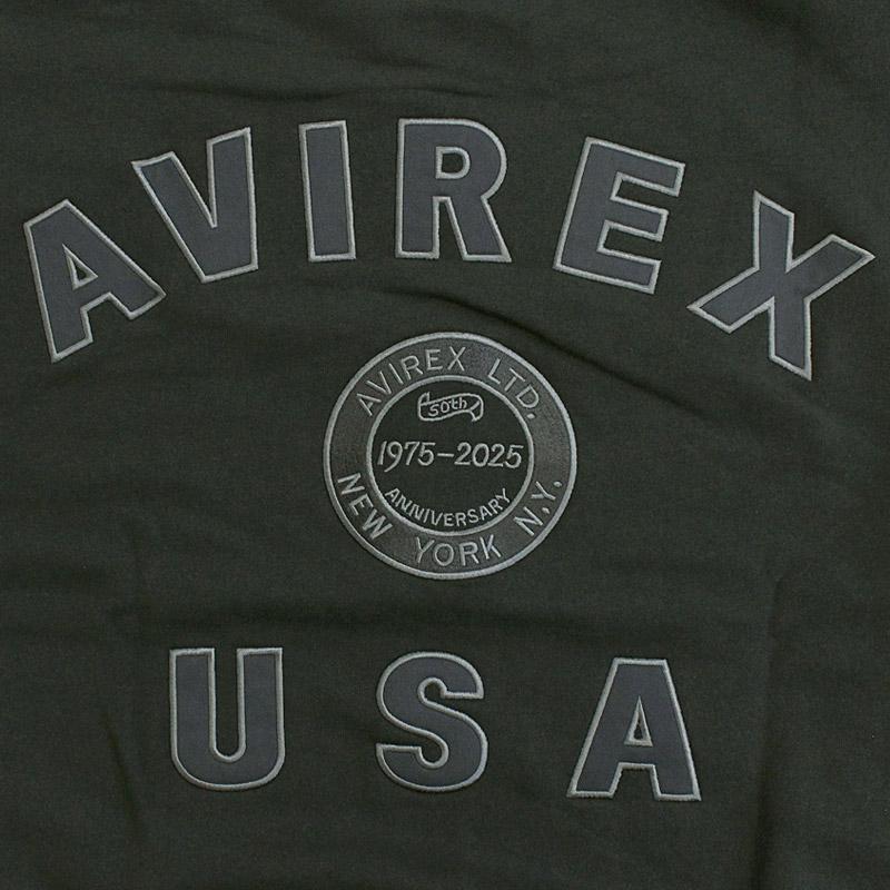 AVIREX（アヴィレックス） 50th VARSITY CREWNECK SWEAT 783-5253004