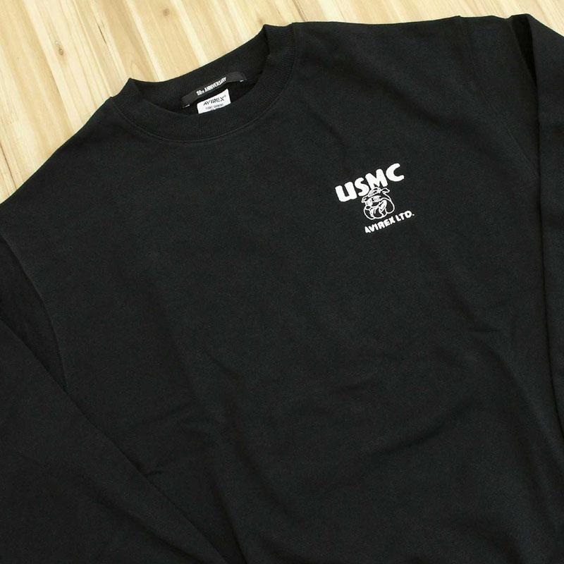 AVIREX（アヴィレックス） USMC BULLDOG CREWNECK SWEAT 783-5232005
