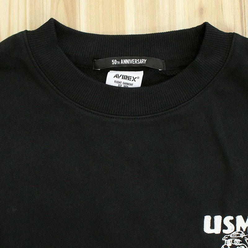 AVIREX（アヴィレックス） USMC BULLDOG CREWNECK SWEAT 783-5232005