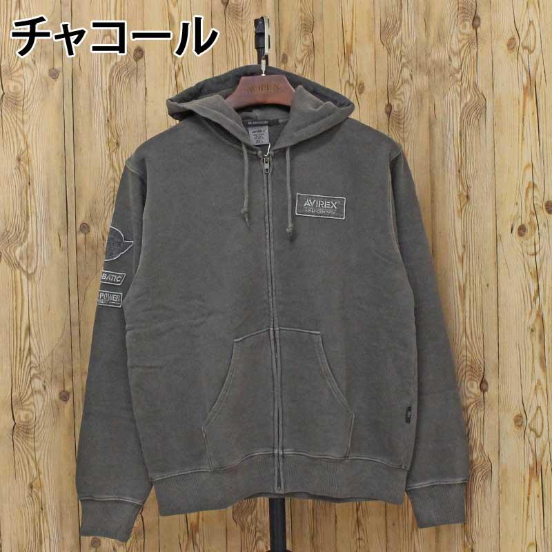 AVIREX（アヴィレックス） 50周年 フェイドウォッシュ ジップアップ 