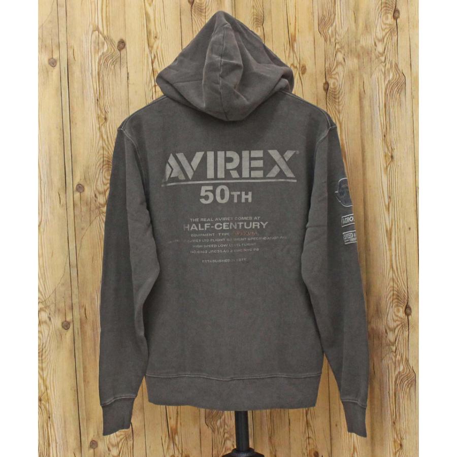 AVIREX（アヴィレックス） 50周年 フェイドウォッシュ ジップアップ