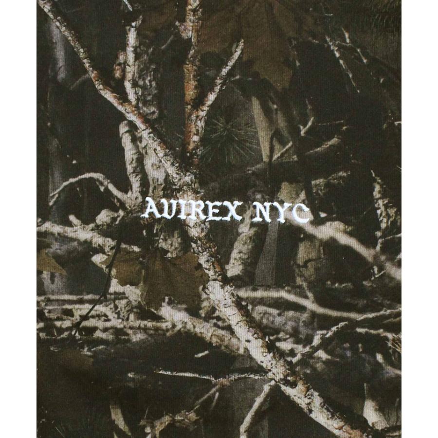 AVIREX（アヴィレックス） CREW NECK SWEAT 'REAL TREE CAMO' クルー