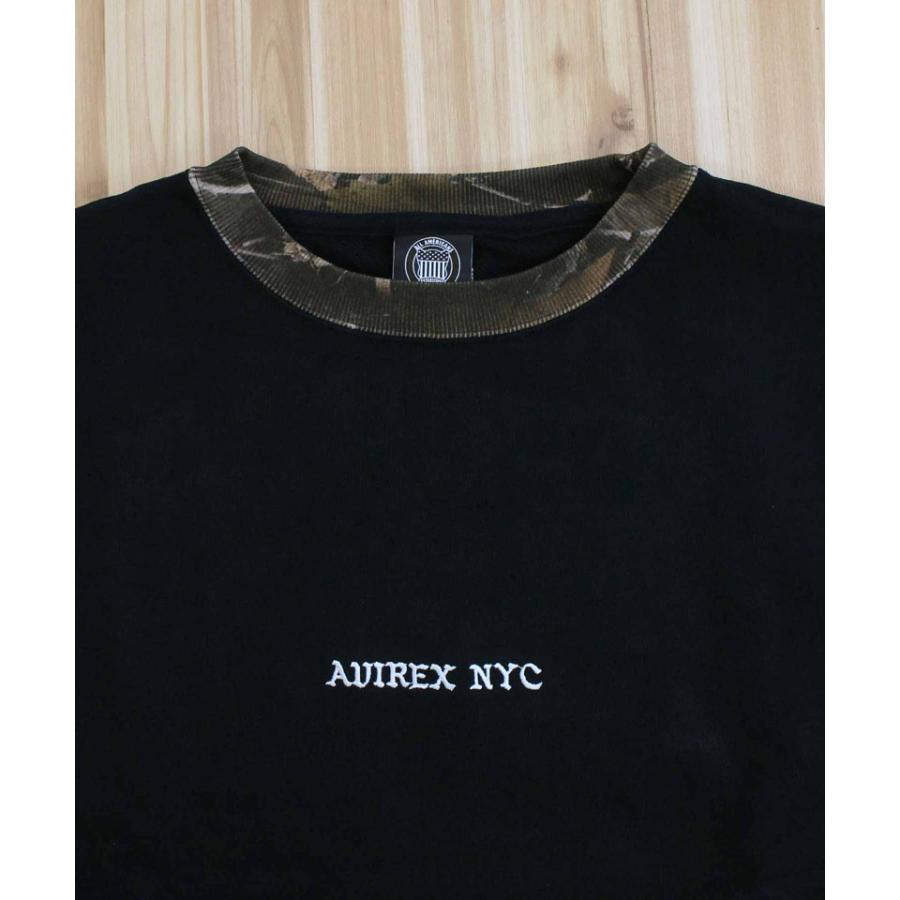 AVIREX（アヴィレックス） CREW NECK SWEAT 'REAL TREE CAMO' クルー