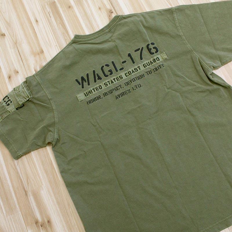AVIREX（アヴィレックス） FADED S/S MIL. PKT TEE 783-6134005
