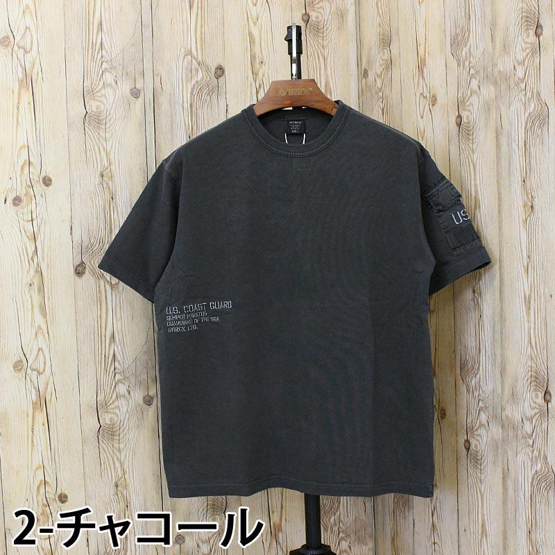 AVIREX（アヴィレックス） FADED S/S MIL. PKT TEE 783-6134005