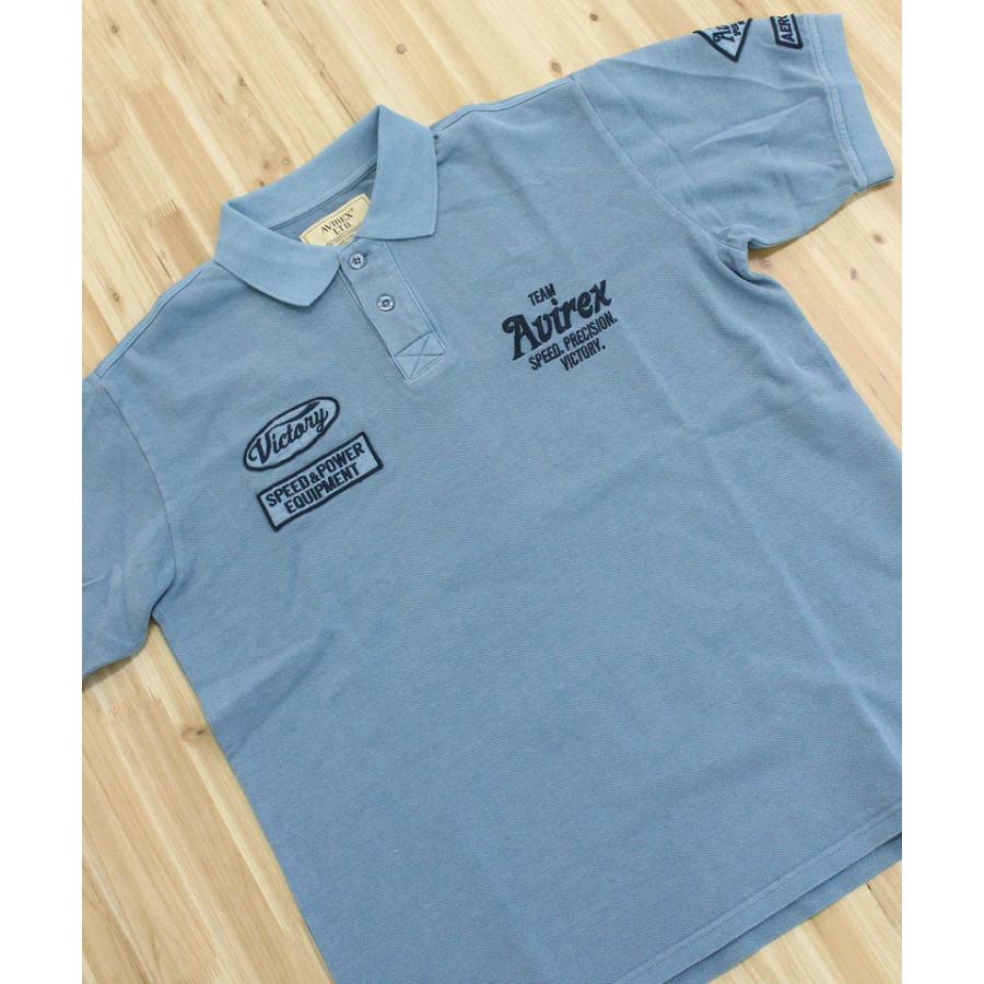 AVIREX（アヴィレックス） エアレーシング クラブ ポロシャツ AIR 