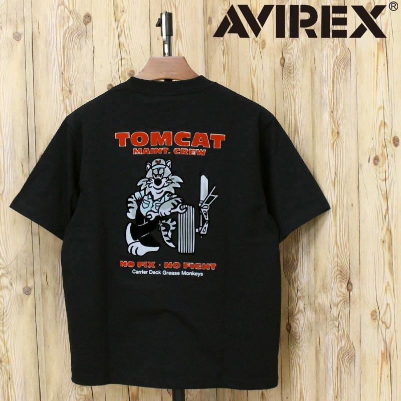 AVIREX（アヴィレックス） U.S. NAVY TOMCAT FLOCKY T-SHIRT トム