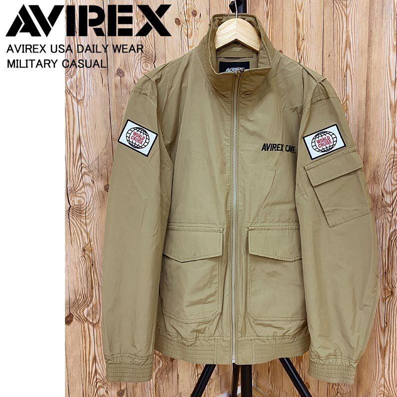 AVIREX アビレックス ケーブ ジャケット 軽ブルゾン メンズ ブランド アヴィレックス レディース 秋冬
