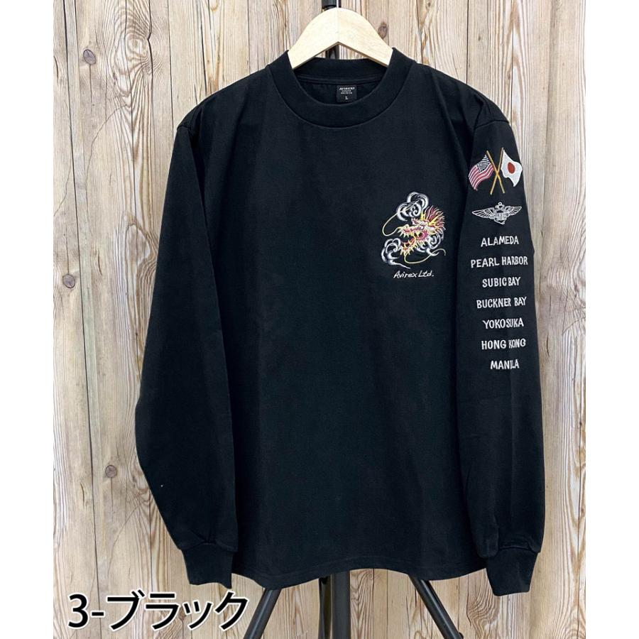 AVIREX アビレックス スーベニア ロングスリーブ Tシャツ メンズブランド｜topism｜16