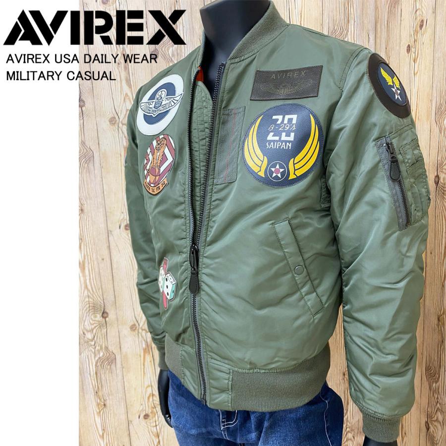 AVIREX アビレックス MA-1 コマーシャルワッペン ジャケット アウター ミリタリージャケット 中綿 フライトジャケット メンズブランド  アヴィレックス :avr-5-topism:TopIsm-トップイズム-メンズ通販 - 通販 - Yahoo!ショッピング