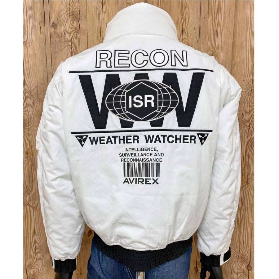 AVIREX ミリタリーフライトジャケット 2XL ホワイト RECON AVIREX アヴィレックス フライトジャケット L 白 ホワイト