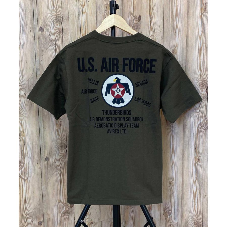 AVIREX アヴィレックス THUNDERBIRDS PATCH 半袖Tシャツ トップス 