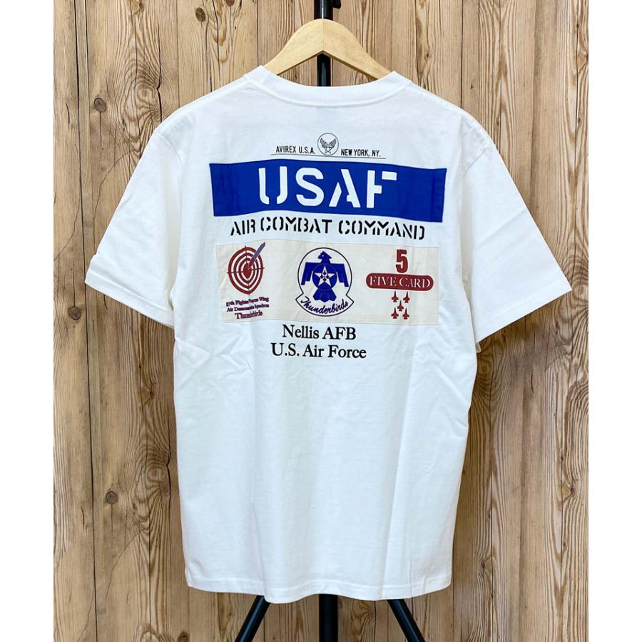 AVIREX アヴィレックス USAF THUNDERBIRDS 半袖Tシャツ トップス メンズブランド｜topism｜10