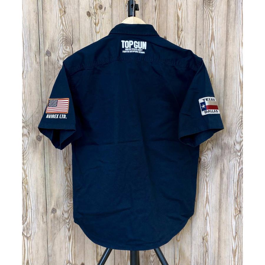 AVIREX アヴィレックス TOPGUN SHORT SLEEVE SHIRT 半袖シャツ AVIREX アヴィレックス TOPGUN SHORT SLEEVE SHIRT 半袖シャツ
