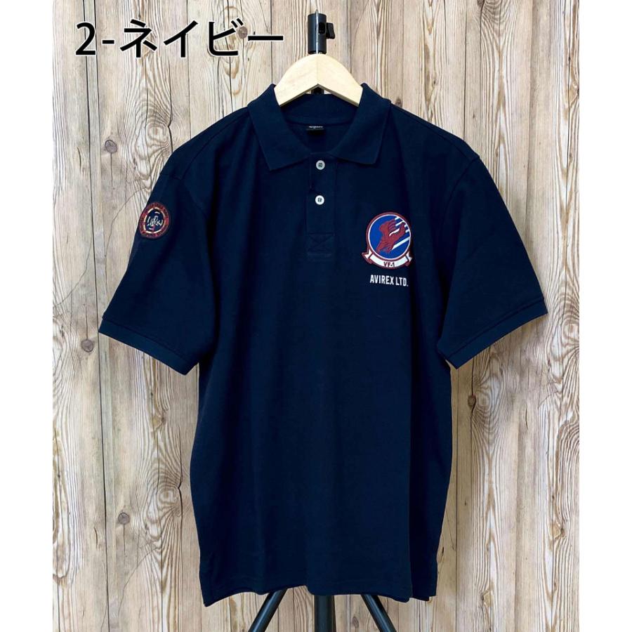 AVIREX（アヴィレックス） FLAG TOPGUN 半袖ポロシャツ トップガン