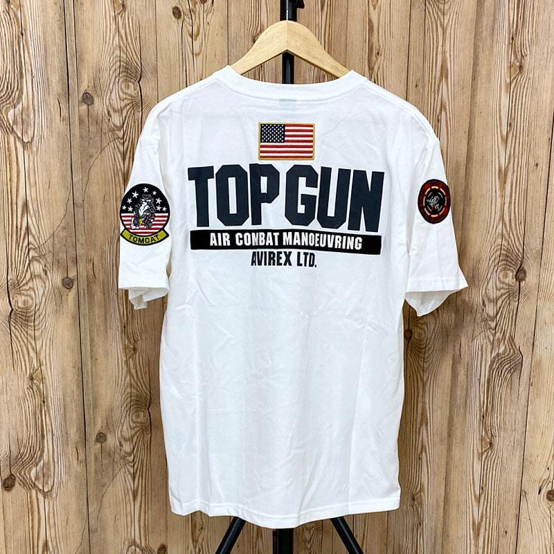 AVIREX（アヴィレックス） アビレックス TOP GUN PATCH & PRINT T