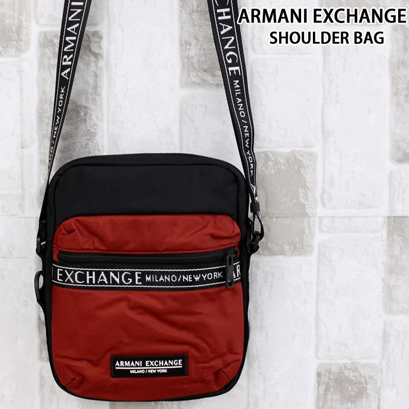 送料無料 ARMANI EXCHANGE アルマーニエクスチェンジ AX ロゴデザイン メッセンジャーバッグ ショルダーバッグ 鞄 カバン バッグ メンズ ブランド 通販 ARMANI EXCHANGE アルマーニエクスチェンジ AX ロゴデザイン