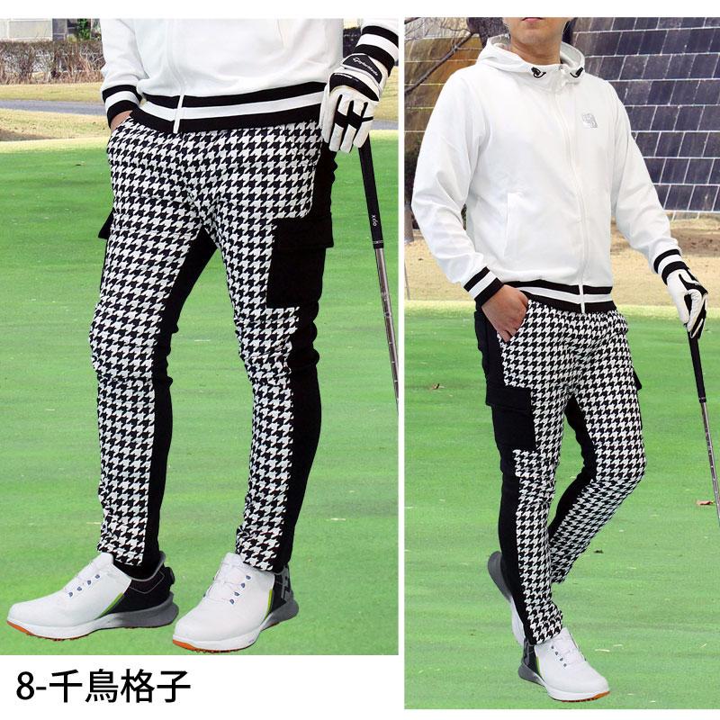 ダウンパンツ メンズ ゴルフパンツ 暖か裏起毛 裏フリースボア ゴルフ