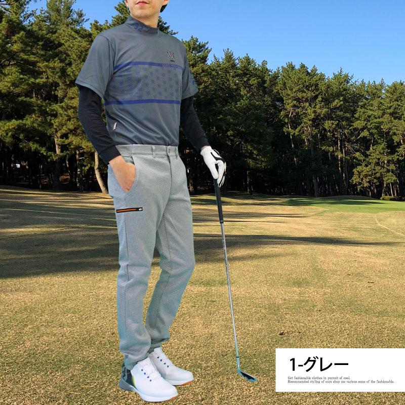 ゴルフパンツ メンズ ゴルフウェア サイドカーゴポケットジョガー