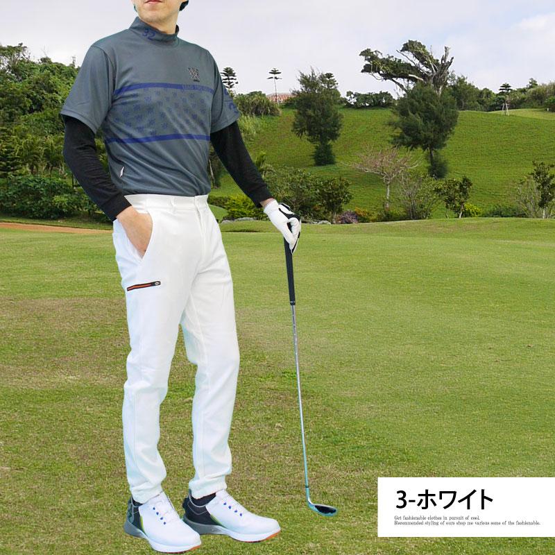ゴルフパンツ メンズ ゴルフウェア サイドカーゴポケットジョガー