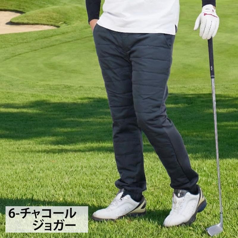 ダウンパンツ メンズ ゴルフパンツ ダウン80% 裏起毛 裏フリース