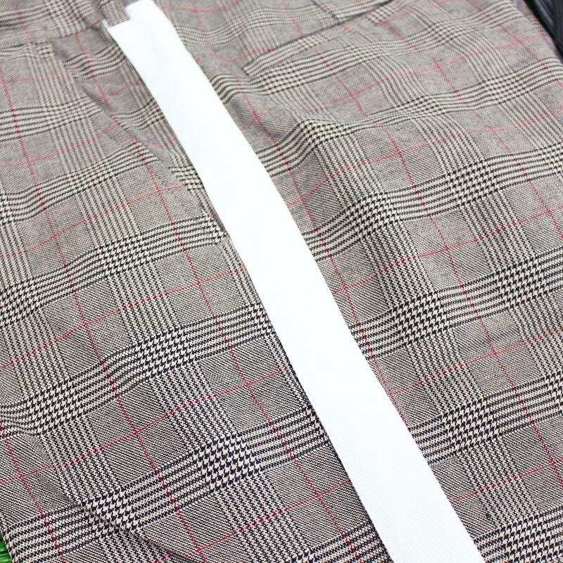 ゴルフパンツ ゴルフウェア メンズ グレンチェック柄 スラックス