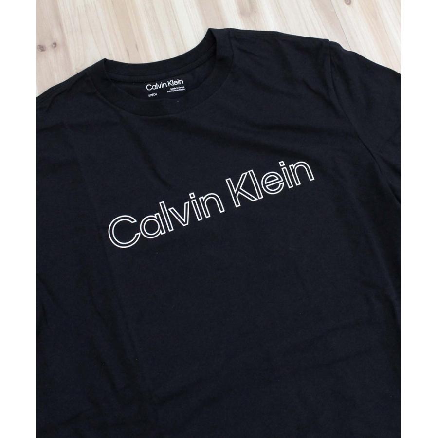 Calvin Klein カルバンクライン CK トラベリングロゴ クルーネック 半袖Tシャツ ss traveling logo crewneck tee メンズ ブランド｜topism｜16