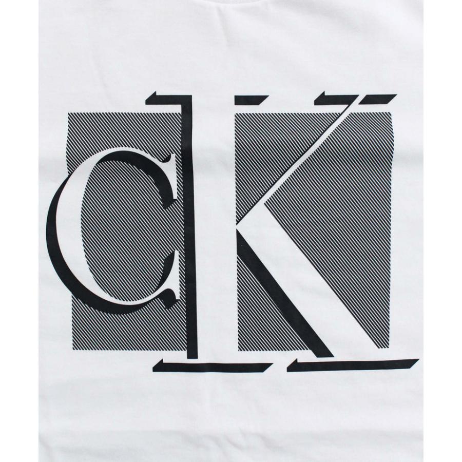 Calvin Klein カルバンクライン CK ビッグロゴクルーネックTシャツ メンズ ブランド｜topism｜09