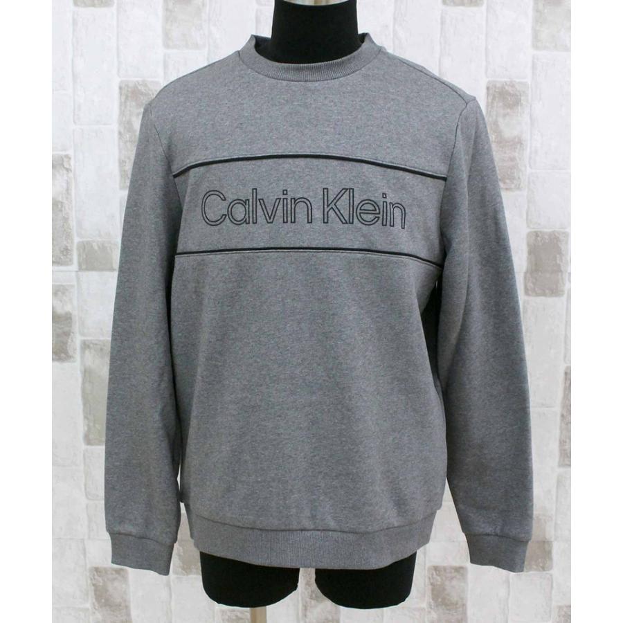 Calvin Klein カルバンクライン CK アイコニック ロゴ パイピング クルーネック スウェットシャツ 40J6242 メンズ ブランド_15