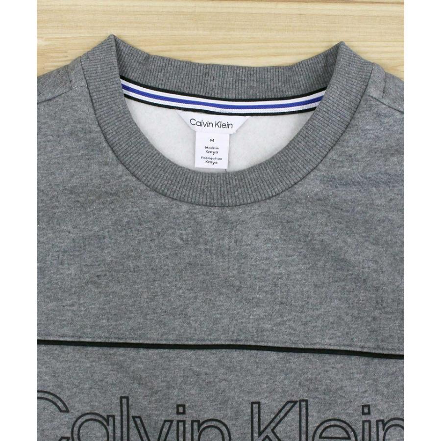 Calvin Klein カルバンクライン CK アイコニック ロゴ パイピング クルーネック スウェットシャツ 40J6242 メンズ ブランド_10