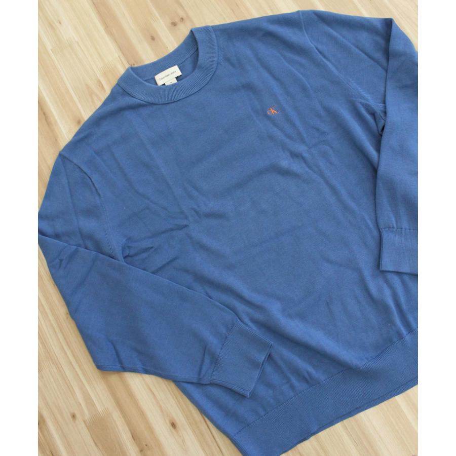 送料無料   カルバンクライン CK コットンイージーフィットクルーネックセーター ニット LS COTTON EASY FIT CREWNK SWEATER 4RC309G メンズ ブランド Calvin Klein（カルバン・クライン） CK コットンイージーフィット