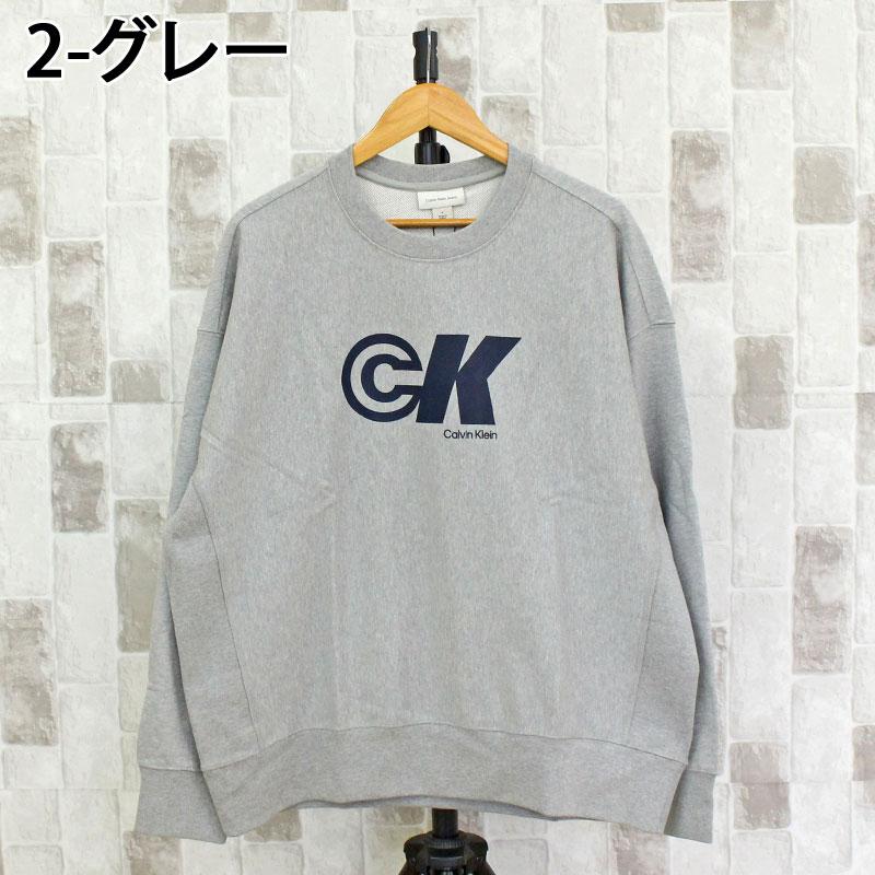新品未使用タグ付き♪完売品！カルバンクライン 裏起毛刺繍ロゴ 希少 Calvin Klein（カルバン・クライン） CK PREMIUM TERRY LOGO GRAPHIC