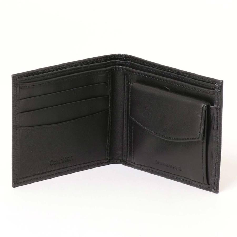 Calvin Klein（カルバン・クライン） RFiD CK ロゴプレート2つ折り