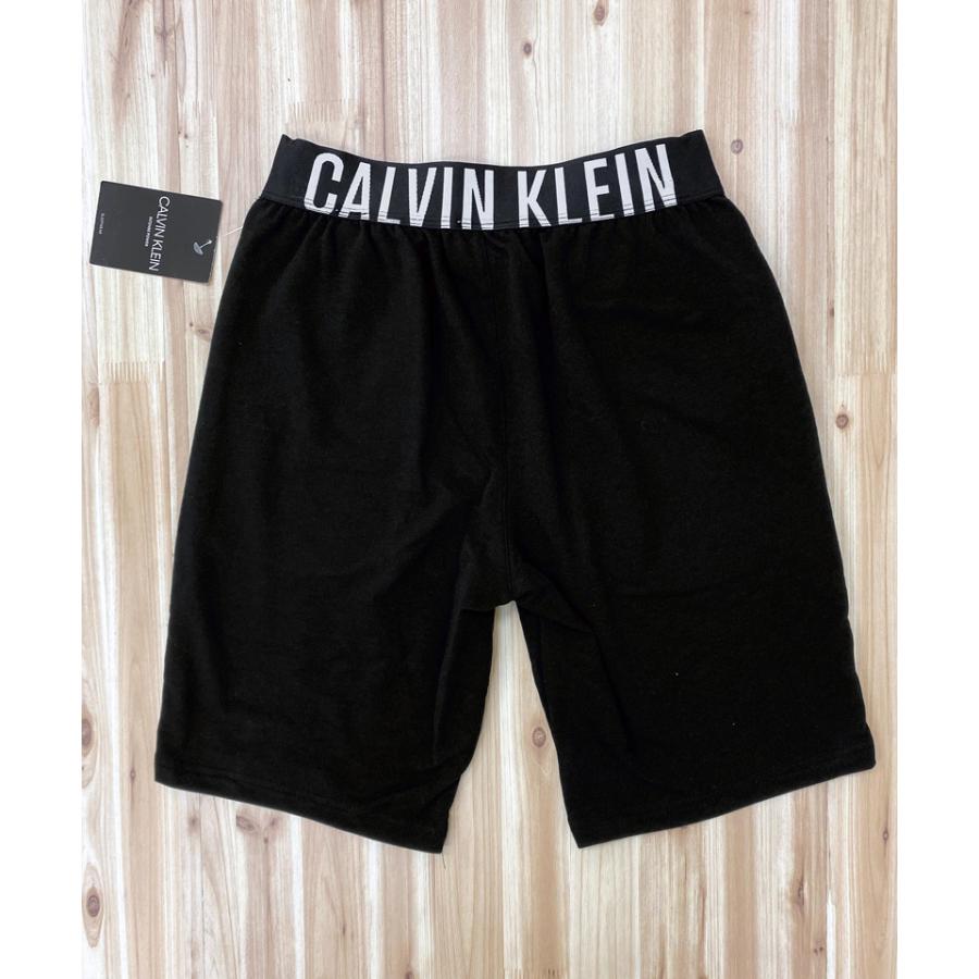CK ウエストロゴスウェットハーフパンツ Calvin Klein（カルバン・クライン） CK ウエストロゴ スウェット