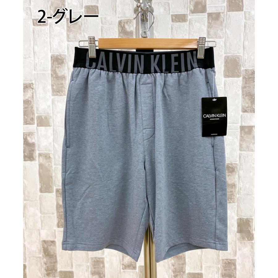CK ウエストロゴスウェットハーフパンツ Calvin Klein（カルバン・クライン） CK ウエストロゴ スウェット