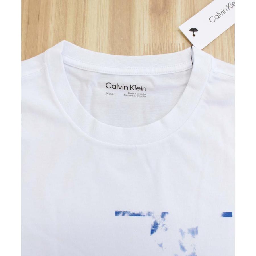 Calvin Klein カルバンクライン CK オーバーサイズ モノグラクロゴ クルーネックTシャツ｜topism｜10