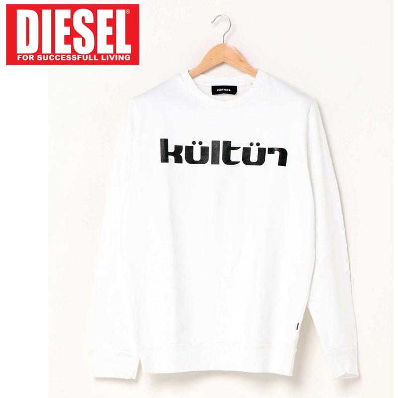 DIESEL ディーゼル グラフィック バックプリント 裏起毛 スウェット プルオーバー S-JUST-XA｜topism