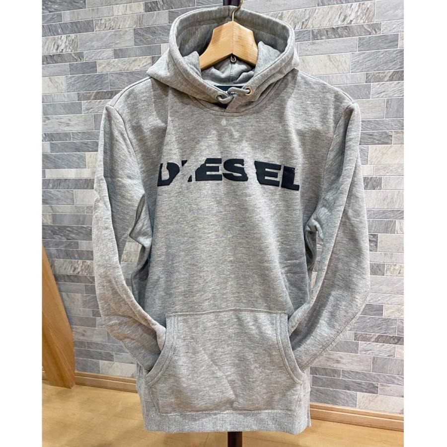 DIESEL ディーゼル パーカー ロゴラバープリント スウェット プルオーバー 裏起毛 S-AGNES-BRO メンズ ブランド｜topism｜05