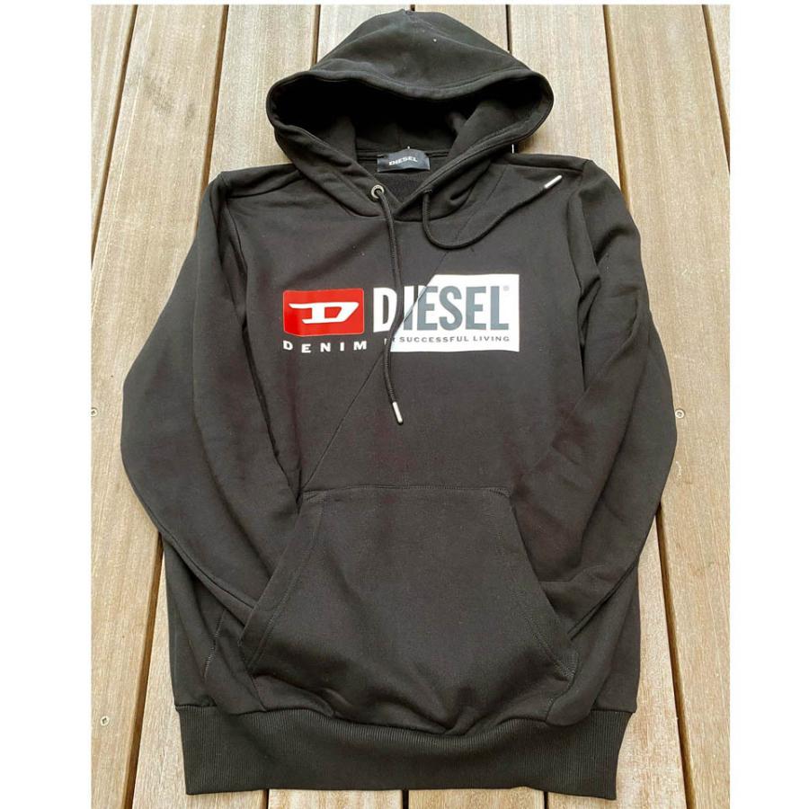 DIESEL（ディーゼル） Wロゴ プリント スウェット プルオーバー