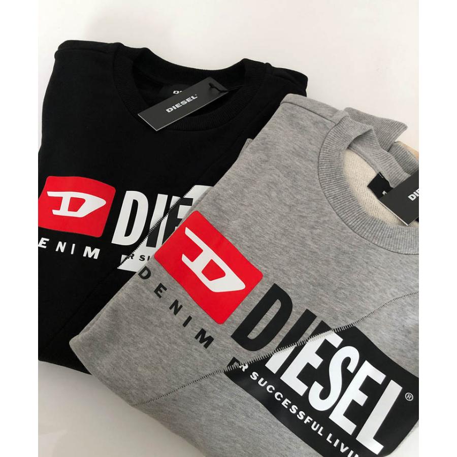 DIESEL ディーゼル Wロゴ プリント スウェット プルオーバー DIESEL ディーゼル Wロゴ プリント スウェット プルオーバー