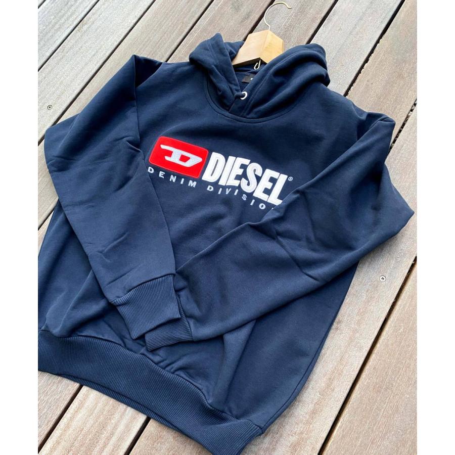 DIESEL ディーゼル ワッペンロゴ刺繍 スウェット プルオーバー DIESEL ディーゼル ワッペンロゴ刺繍 スウェット プルオーバー