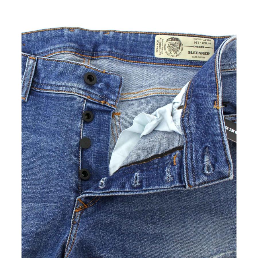Diesel ディーゼル ダメージ クラッシュ デニムパンツ ジーンズ スキニー スリム Sleenker メンズ ブランド Ds Bottoms 30 Topism Topism トップイズム メンズ通販 通販 Yahoo ショッピング