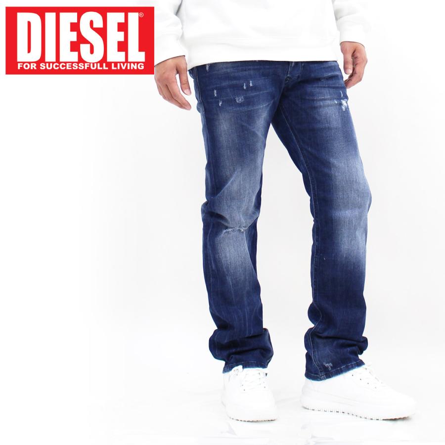 Diesel ディーゼル デニムパンツ ジーンズ レギュラー スリムストレート ストレッチ ダメージ Safado メンズ ブランド Ds Bottoms 61 Topism Topism トップイズム メンズ通販 通販 Yahoo ショッピング