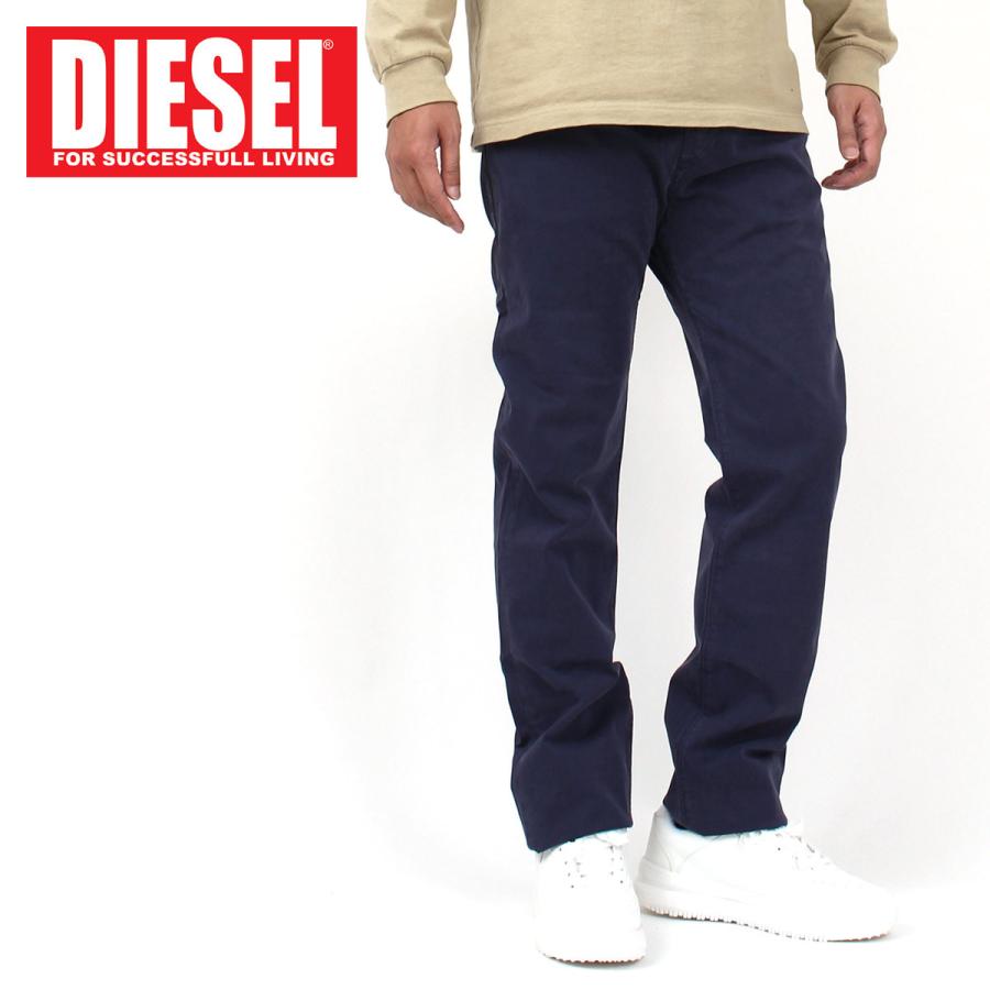 DIESEL ディーゼル チノパン ストレッチ レギュラーフィット ストレート テーパードパンツ BUSTER メンズ ブランド｜topism